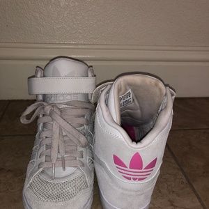 High top wedge adidas sneakers